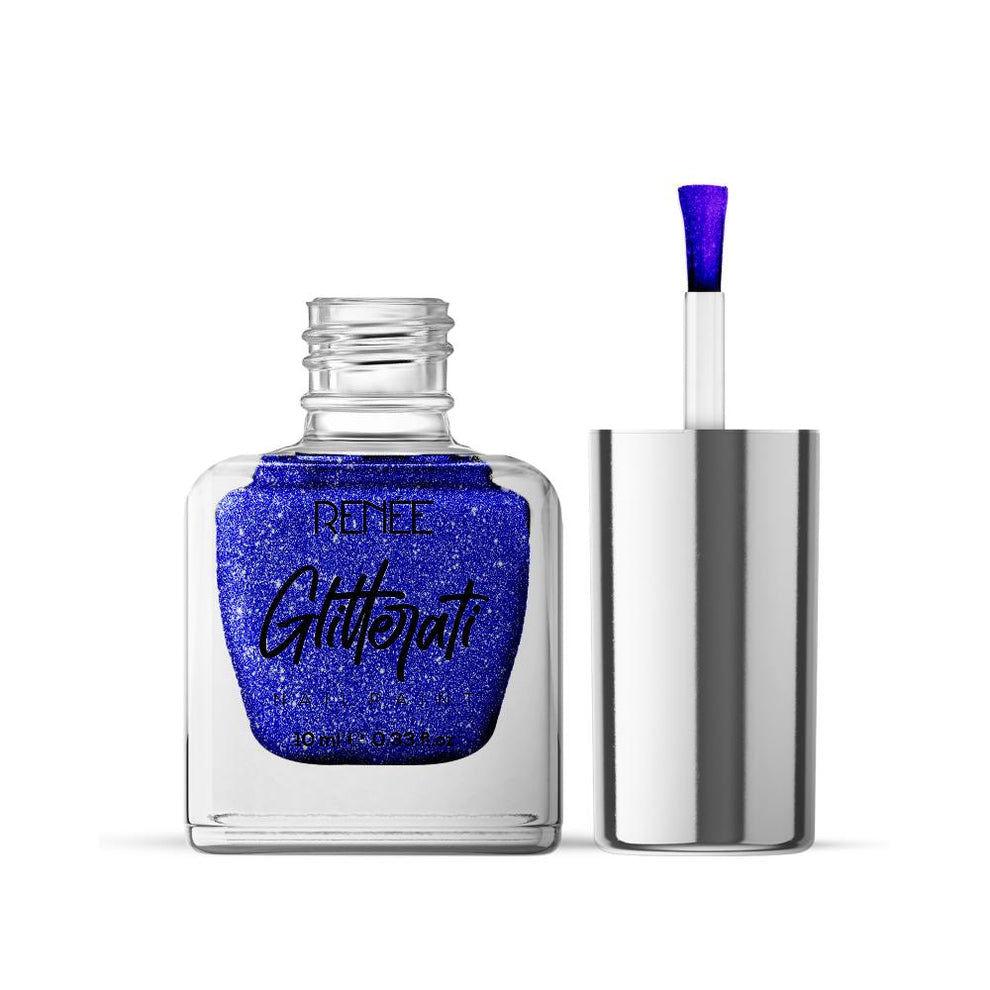 RENEE Glitterati Nail Paint (15 Blue Nova)