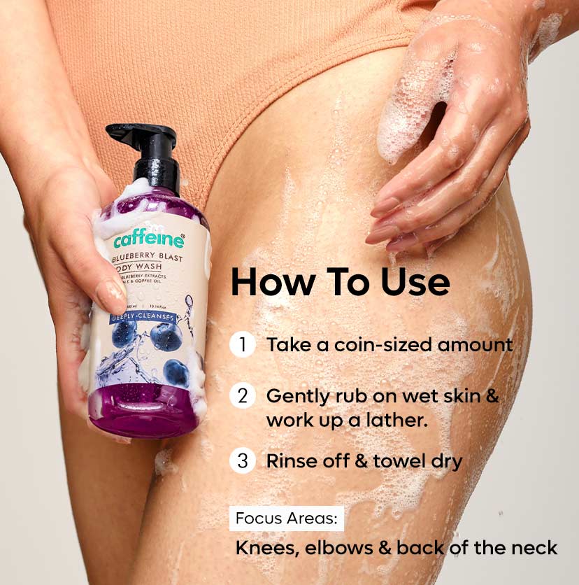 Mcaffeine Blueberry Blast Body Wash - 300 ml