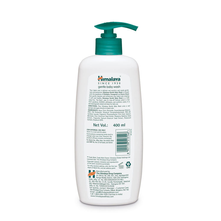 Himalaya Gentle Baby Wash
(400ml)