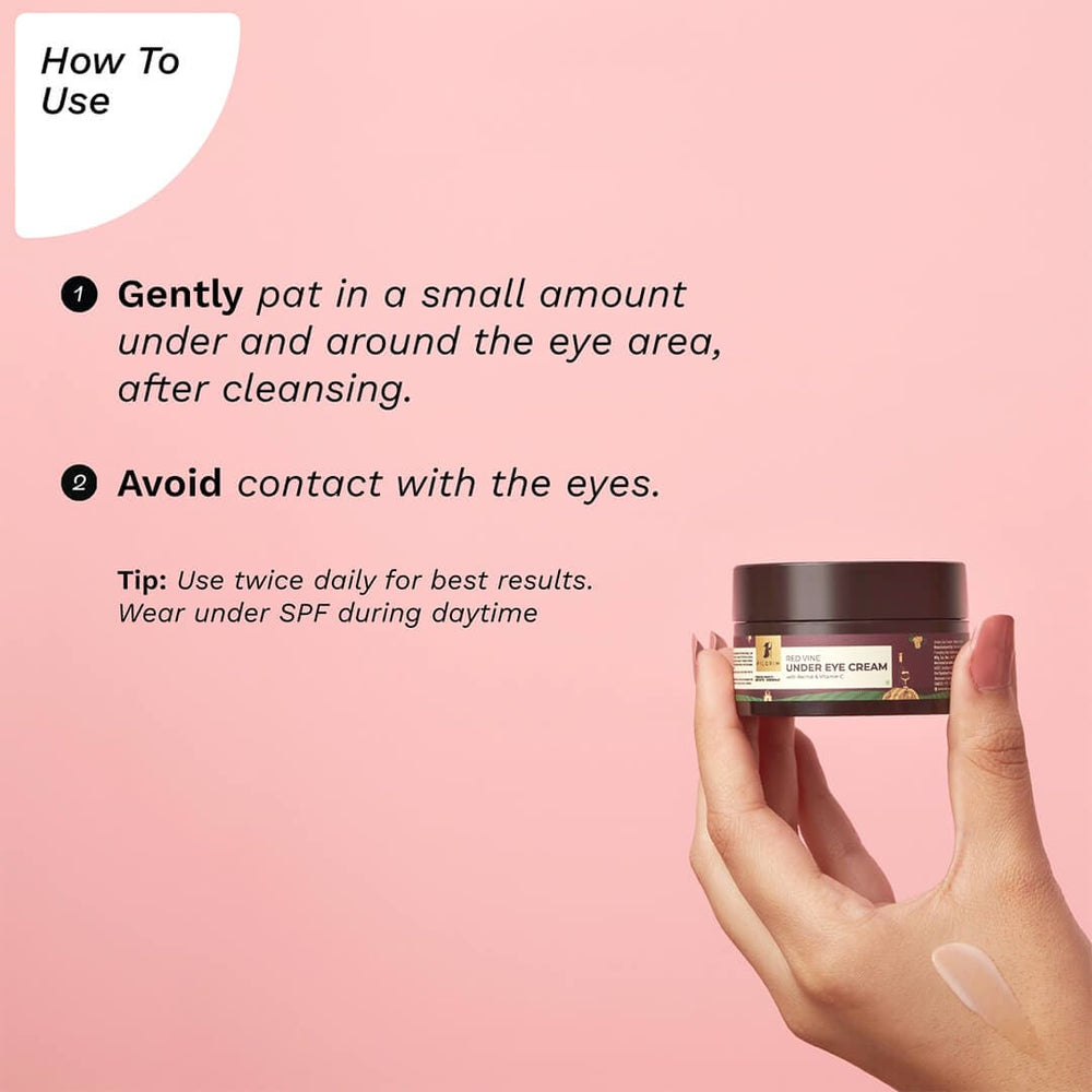 Pilgrim Red Vine Under Eye Cream with Retinol & Vitamin C
Experience Bright Eyes