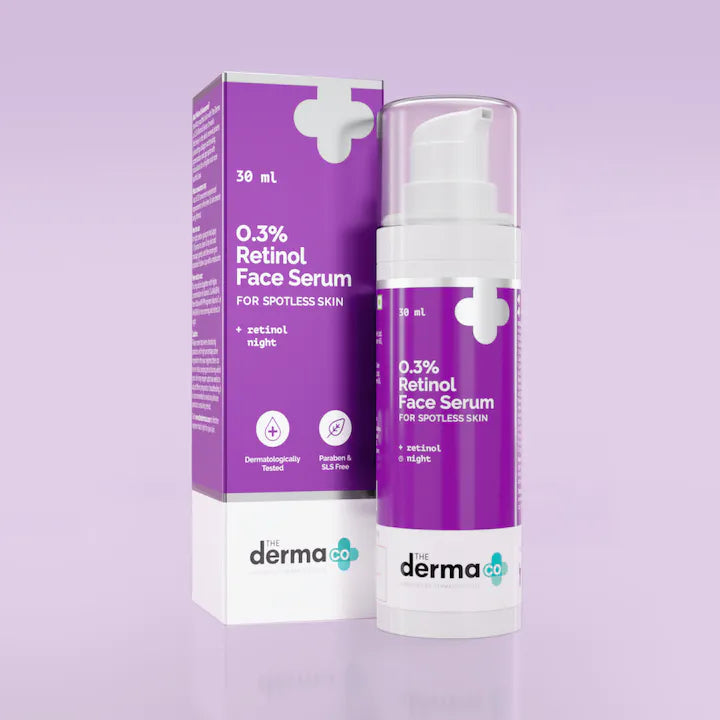 The Derma Co. 0.3% Retinol Face Serum For Spotless Skin
(30ml)