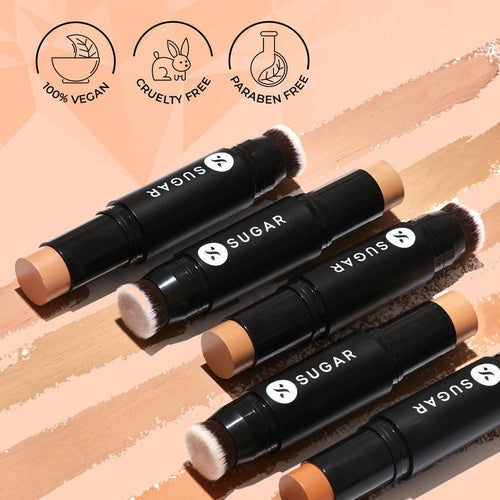 Sugar Ace Of Face Foundation Stick | 40 Breve (Medium Beige - Warm Undertone)