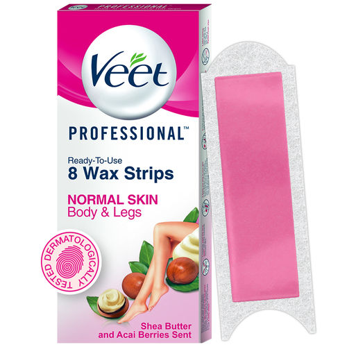 Veet Professional Waxing Strips Kit for Normal Skin, 8 Strips
(8 wax Strips)