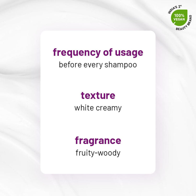 Plum ProNexᵀᴹ Bond Restore Pre-wash Treatment | With Patented Technology - Fiberhanceᵀᴹ, Procutigen® Bond & Quinoa Extract | Strengthens Damaged Hair Bonds, Deep Fiber Restoration - 75gm