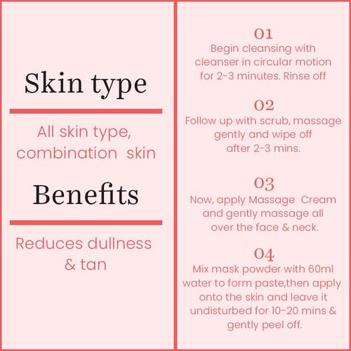 O3+ D-Tan Facial Kit With Peel Off Mask
(45 g)