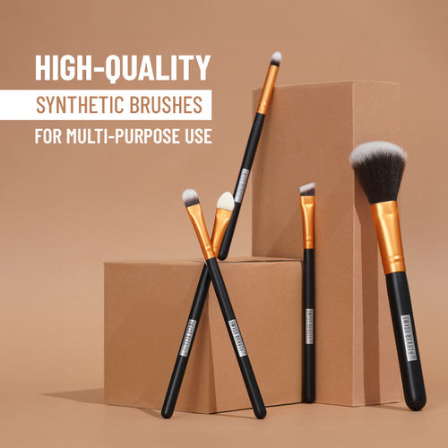 Swiss Beauty Makeup Brush Set of 5 - Golden
(5 pcs)
