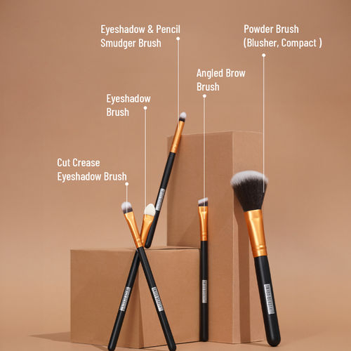 Swiss Beauty Makeup Brush Set of 5 - Golden
(5 pcs)