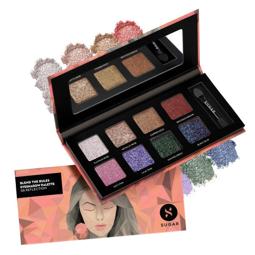 Sugar Blend The Rules Eyeshadow Palette - 08 Reflection (Galactic Glitter)