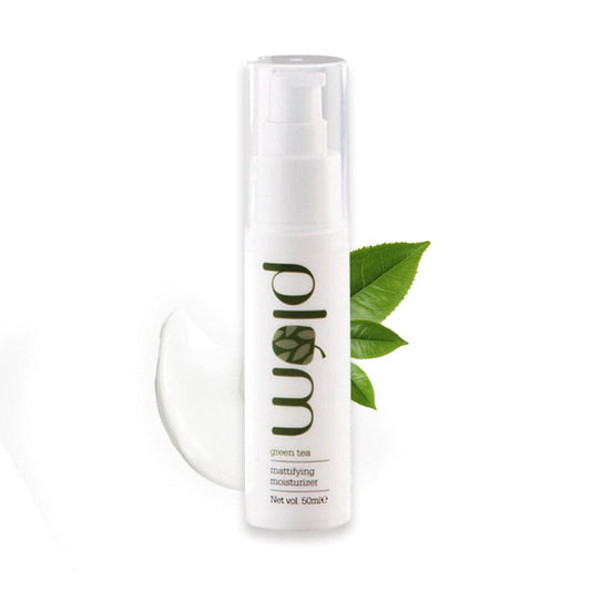 Plum Green Tea Mattifying Moisturizer | Oily, Acne-Prone Skin | SLS-Free, 100% Vegan | 50ml