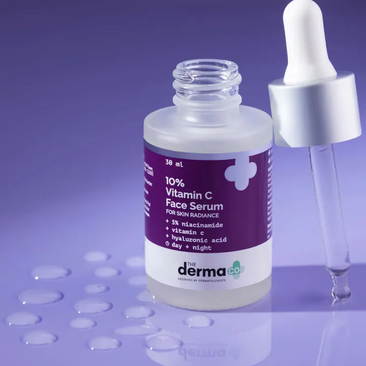 The Derma Co 10% Vitamin C Face Serum with 5% Niacinamide & Hyaluronic Acid - 30ml