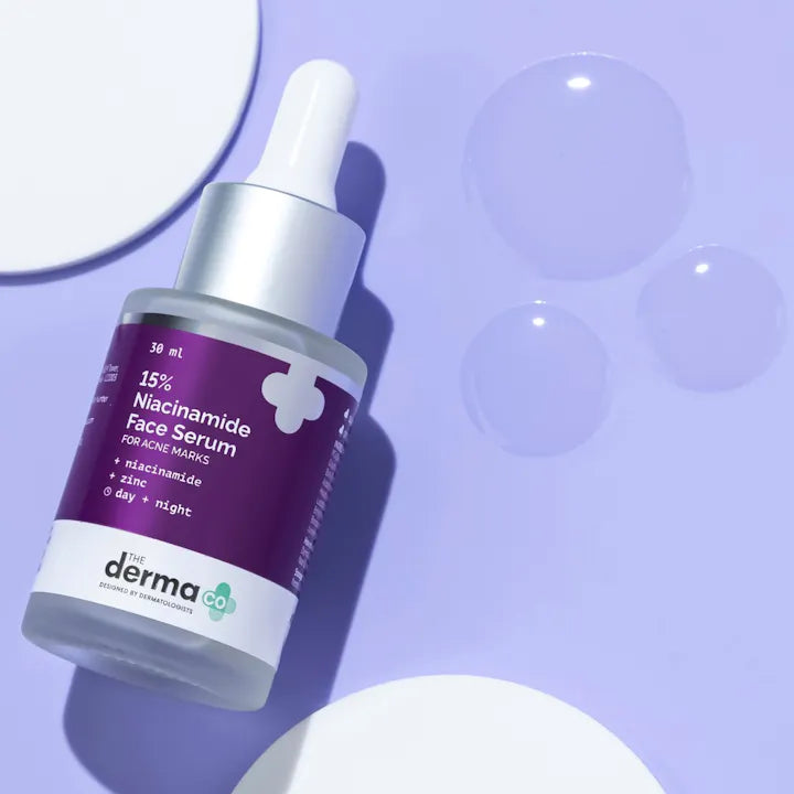 The Derma Co 15% Niacinamide Face Serum with Zinc - 30ml