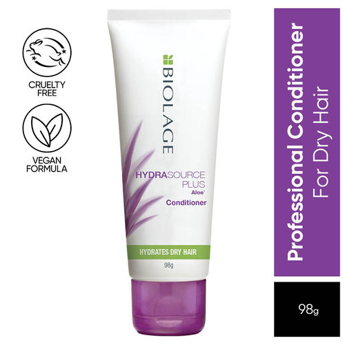 Matrix Biolage Hydrasource Plus Professional Conditioner With Aloe, Moisturizes & Hydrates Dry Hair
(98g)