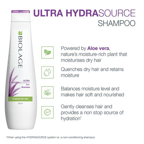 Matrix Biolage Hydrasource Plus Professional Shampoo, Moisturizes & Hydrates Dry Hair
(200ml)