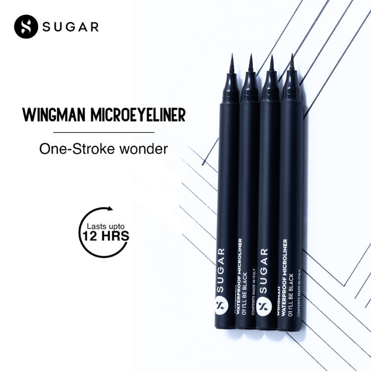 SUGAR Wingman Waterproof Microliner - 01 I'll Be Black(1.6ml)
(1.6ml)