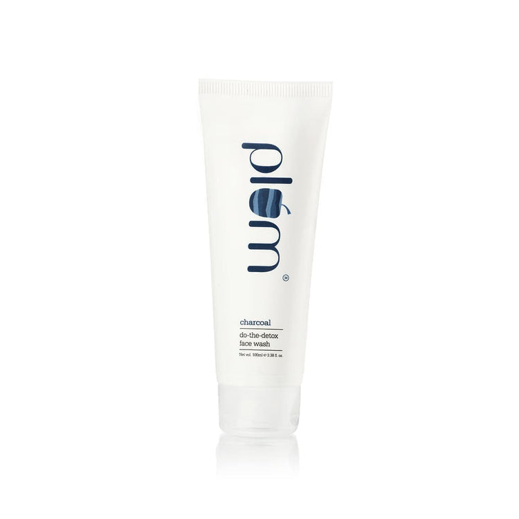 Plum Charcoal Do-the-Detox Face Wash | With Activated Charcoal & Kaolin Clay | 100% Sulphate-Free | 100ml