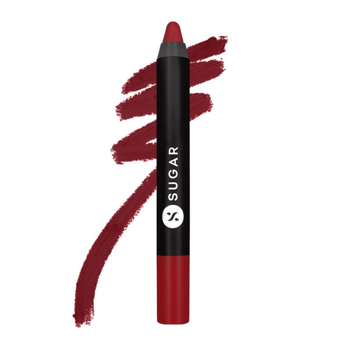 Sugar Matte As Hell Crayon Lipstick - 10 Cherry Darling
