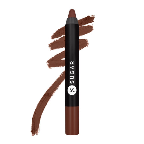 Sugar Matte As Hell Crayon Lipstick -  26 Vianne Rocher (Deep Chocolate Brown)