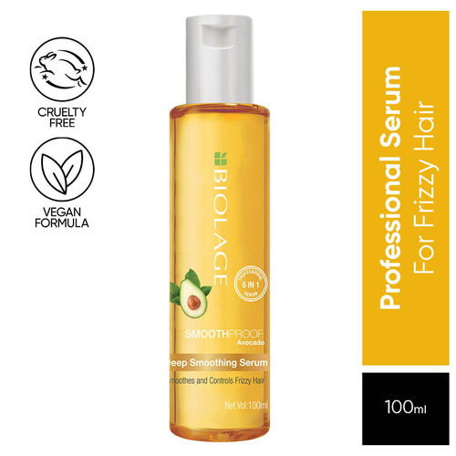 Matrix Biolage Smoothproof Professional 6-In-1 Deep Smoothening Hair Serum For Dry And Frizzy Hair
(100ml)