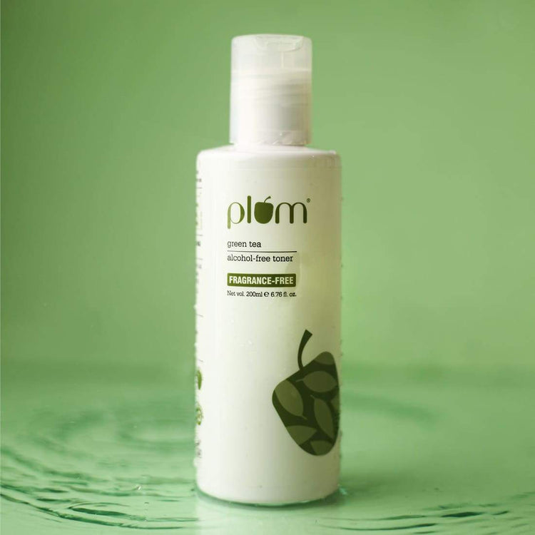 Plum Green Tea Alcohol-Free Toner | 100% Fragrance-Free Formula | 100% Vegan