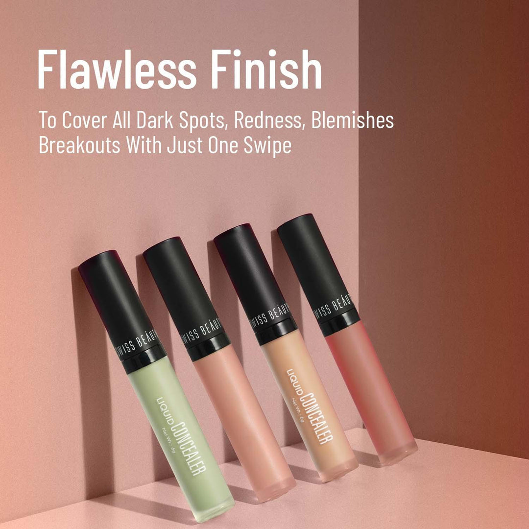 Swiss Beauty Liquid Concealer - 08 Green
(6g)