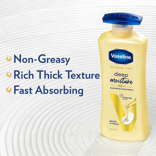 Vaseline Deep Moisture Serum In Lotion Enriched with Glycerin for Nourished Soft Skin
(600ml)