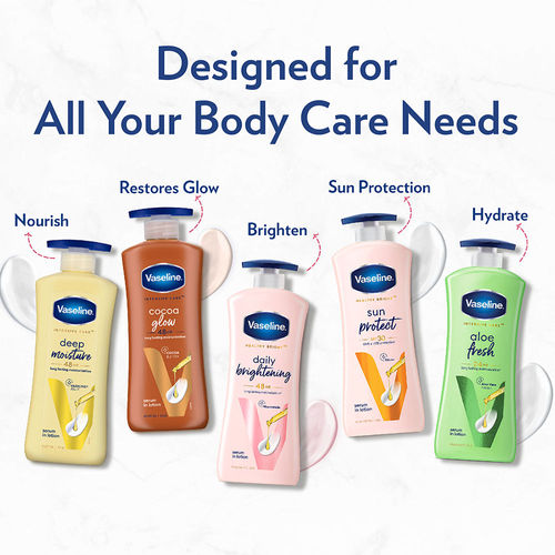 Vaseline Deep Moisture Serum In Lotion Enriched with Glycerin for Nourished Soft Skin
(600ml)