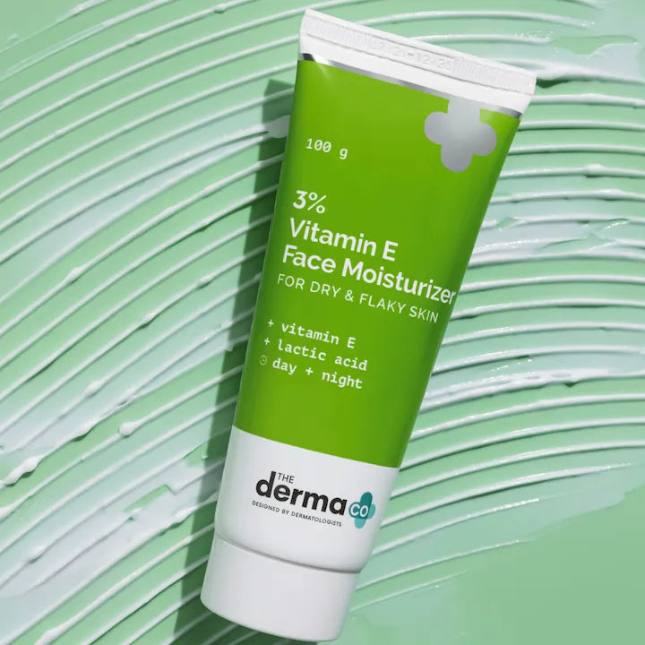 The Derma Co 3% Vitamin E Face Moisturizer With Vitamin E & Lactic Acid - 100g