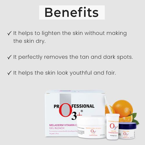 O3+ Meladerm Vitamin C Gel Bleach

(96gm)