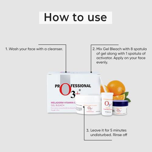 O3+ Meladerm Vitamin C Gel Bleach

(96gm)