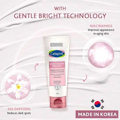 Cetaphil Bright Healthy Radiance Reveal Creamy Cleanser
(100g)
