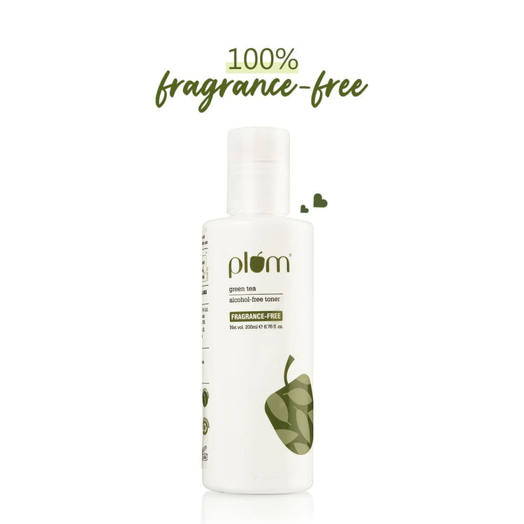 Plum Green Tea Alcohol-Free Toner | 100% Fragrance-Free Formula | 100% Vegan