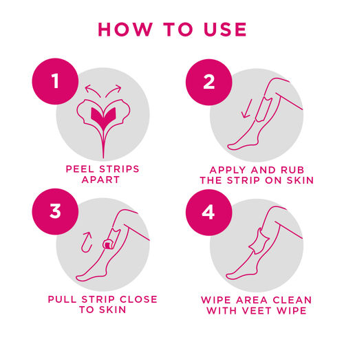 Veet Full Body Waxing Kit Gelwax Technology Normal Skin - 20 Strips
(20 wax strips)