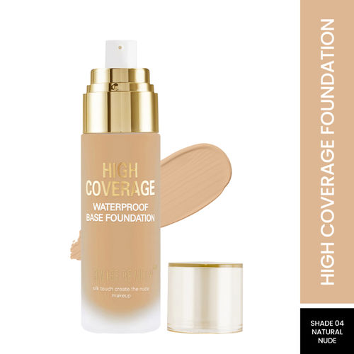 Swiss Beauty High Coverage Waterproof Base Liquid Foundation - 04 Natural Nude