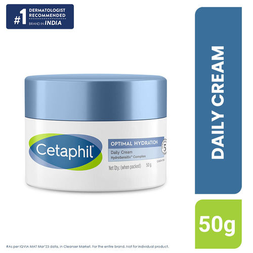 Cetaphil Optimal Hydration Lightweight Face Moisturizer With Hyaluronic Acid For Dehydrated Skin
(50 g)
