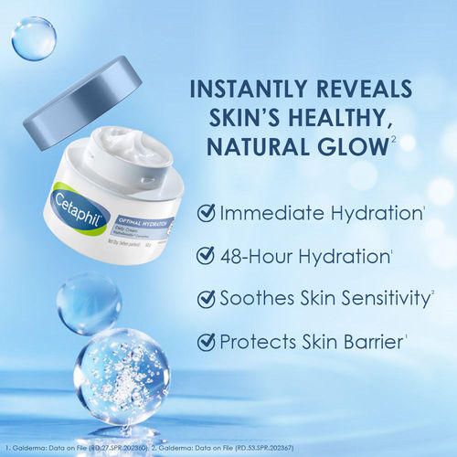 Cetaphil Optimal Hydration Lightweight Face Moisturizer With Hyaluronic Acid For Dehydrated Skin
(50 g)