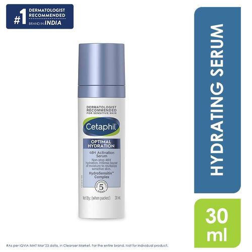 Cetaphil Optimal Hydration Activation Serum With Hyaluronic Acid + Vitamin E For Dehydrated Skin
(30ml)