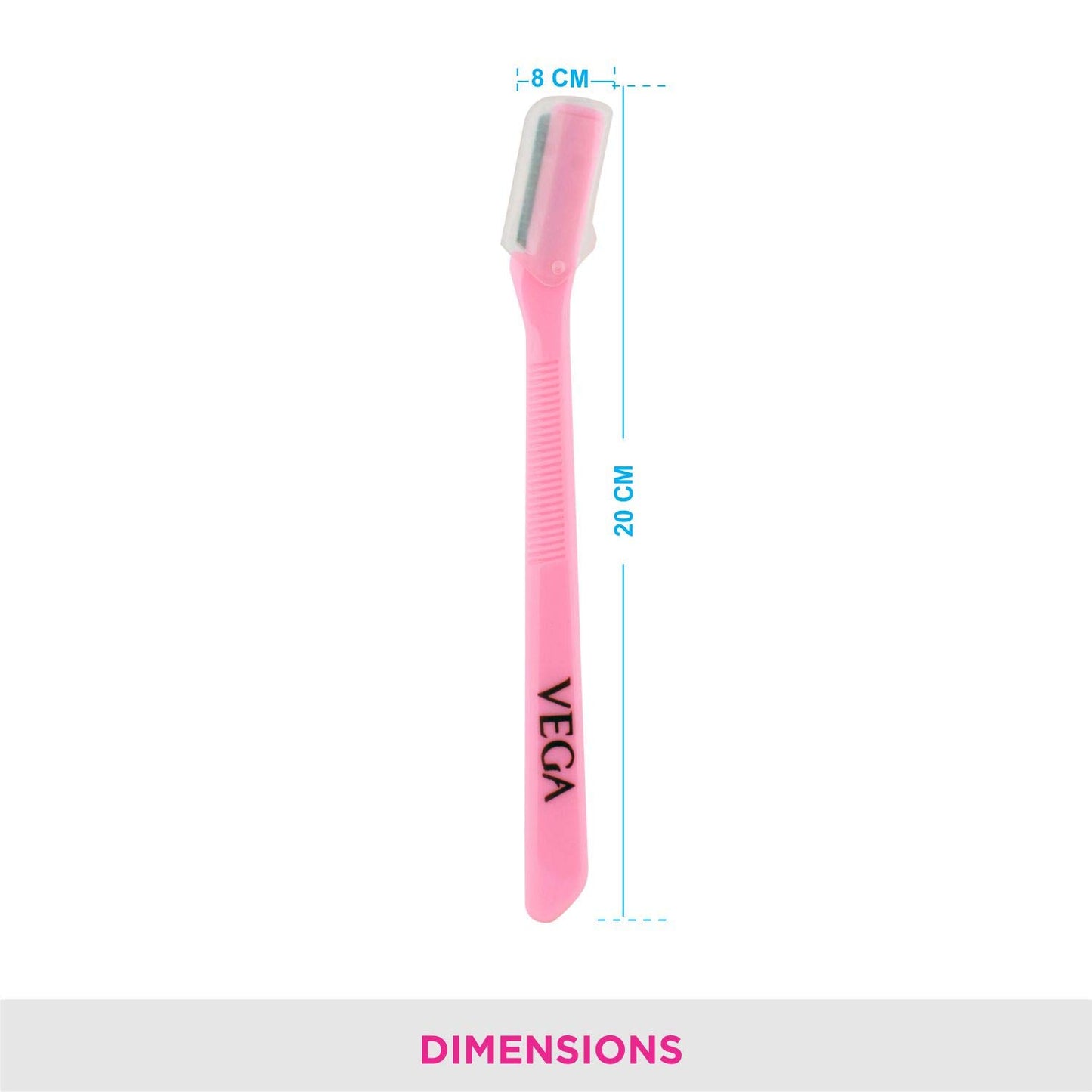 VEGA Eyebrow Shaper Set of 3 Tools - ESS-01