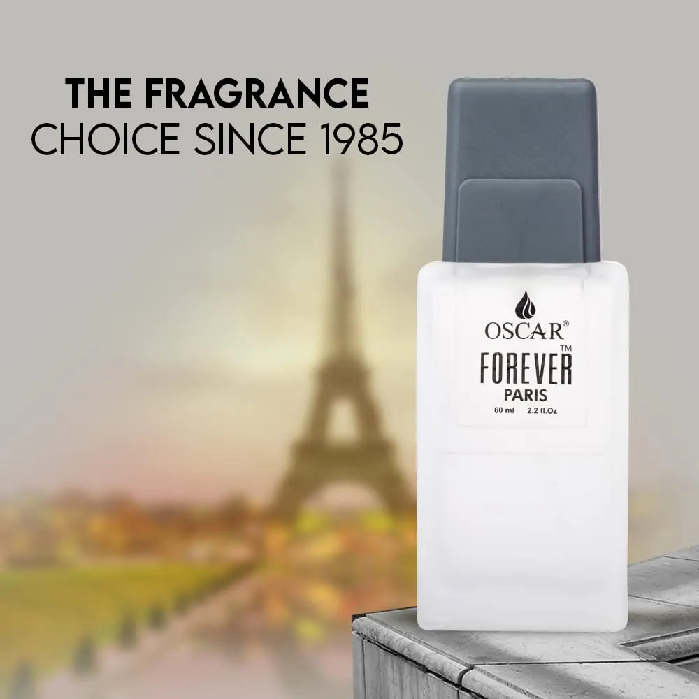 Oscar Forever Paris | Long Lasting Perfume for Men & Women | Exhilarating Floral Fragrance | Everyday Unisex Perfume | 60ml | Original Forever Paris Perfume