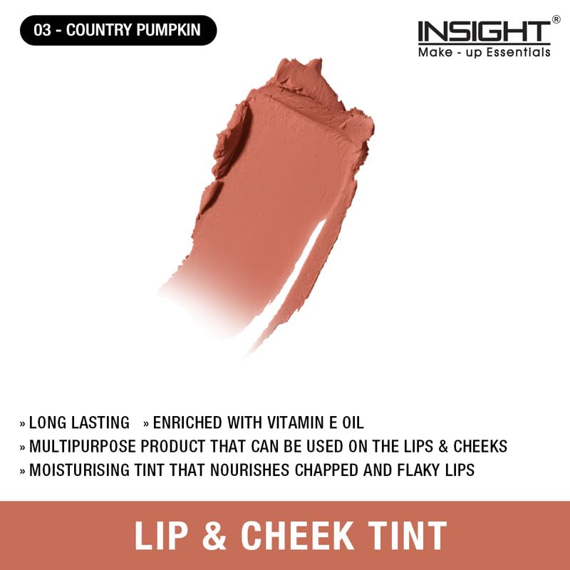 Insight Cosmetics Lip & Cheek Tint, B07-03 Country Pumpkin
