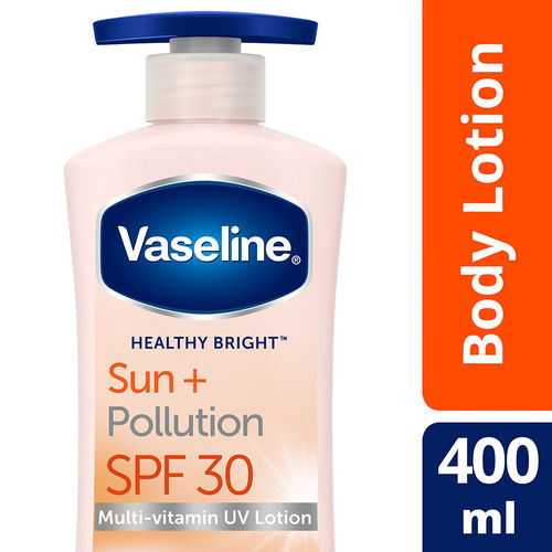 Vaseline Sun + Pollution Protection Healthy Bright SPF 30 Body Lotion
(400ml)