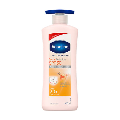 Vaseline Sun + Pollution Protection Healthy Bright SPF 30 Body Lotion
(400ml)