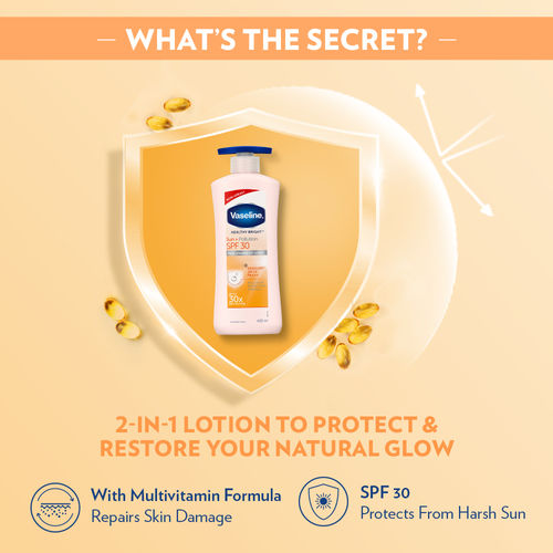 Vaseline Sun + Pollution Protection Healthy Bright SPF 30 Body Lotion
(400ml)