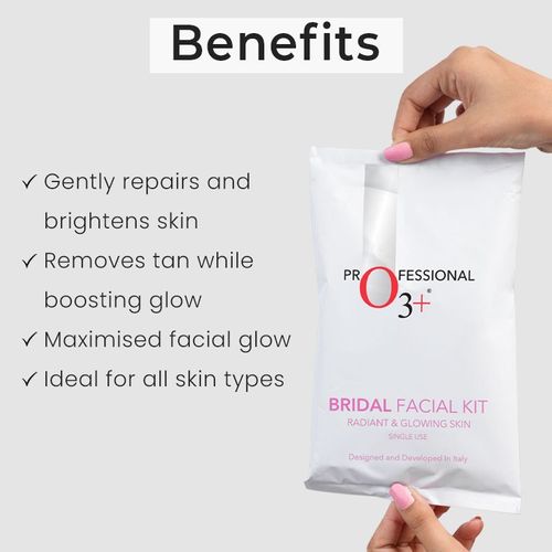 O3+ Bridal Facial Kit for Radiant & Glowing Skin
(54gm+66ml)