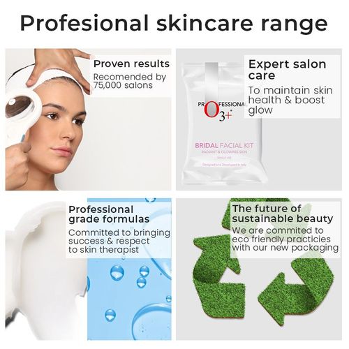 O3+ Bridal Facial Kit for Radiant & Glowing Skin
(54gm+66ml)