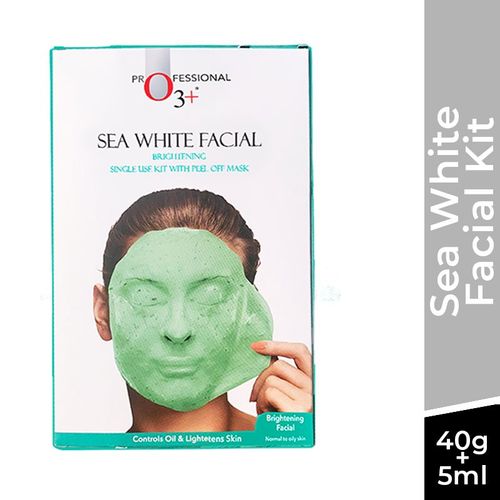 O3+ Sea White Facial With Brightening Peel Off Mask

(40g + 5ml)