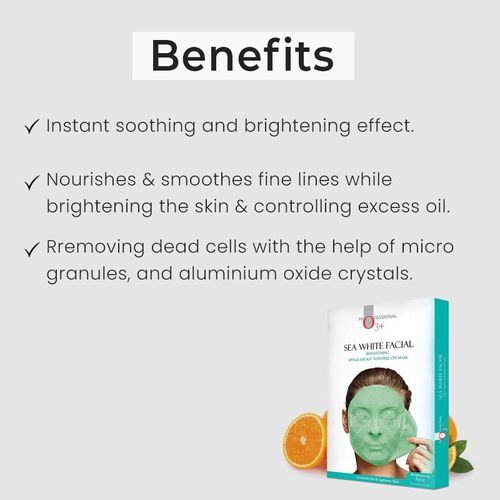 O3+ Sea White Facial With Brightening Peel Off Mask

(40g + 5ml)