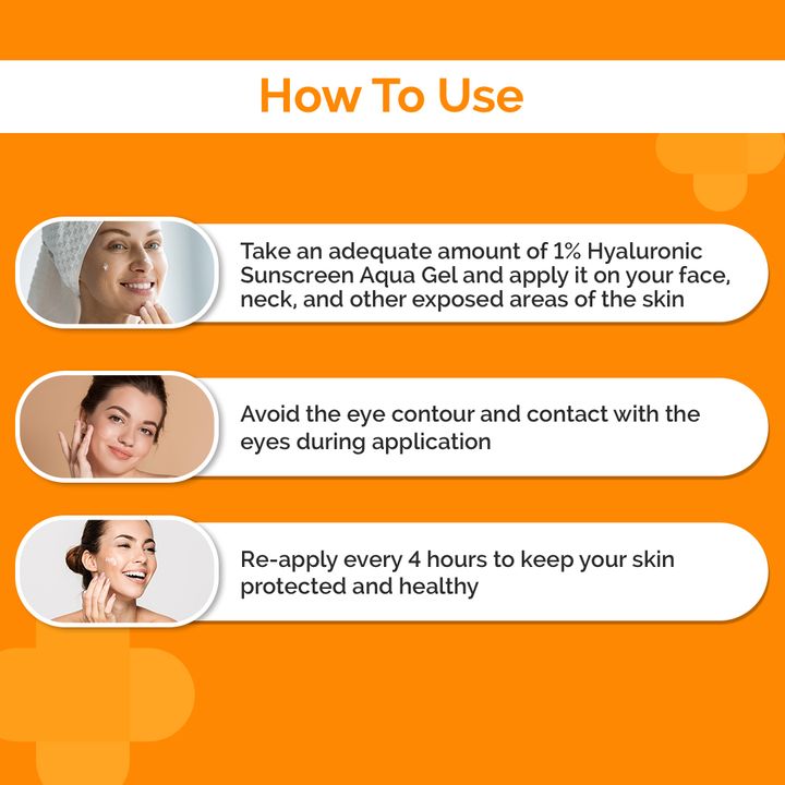 The Derma Co 1% Hyaluronic Sunscreen Aqua Gel - 50g