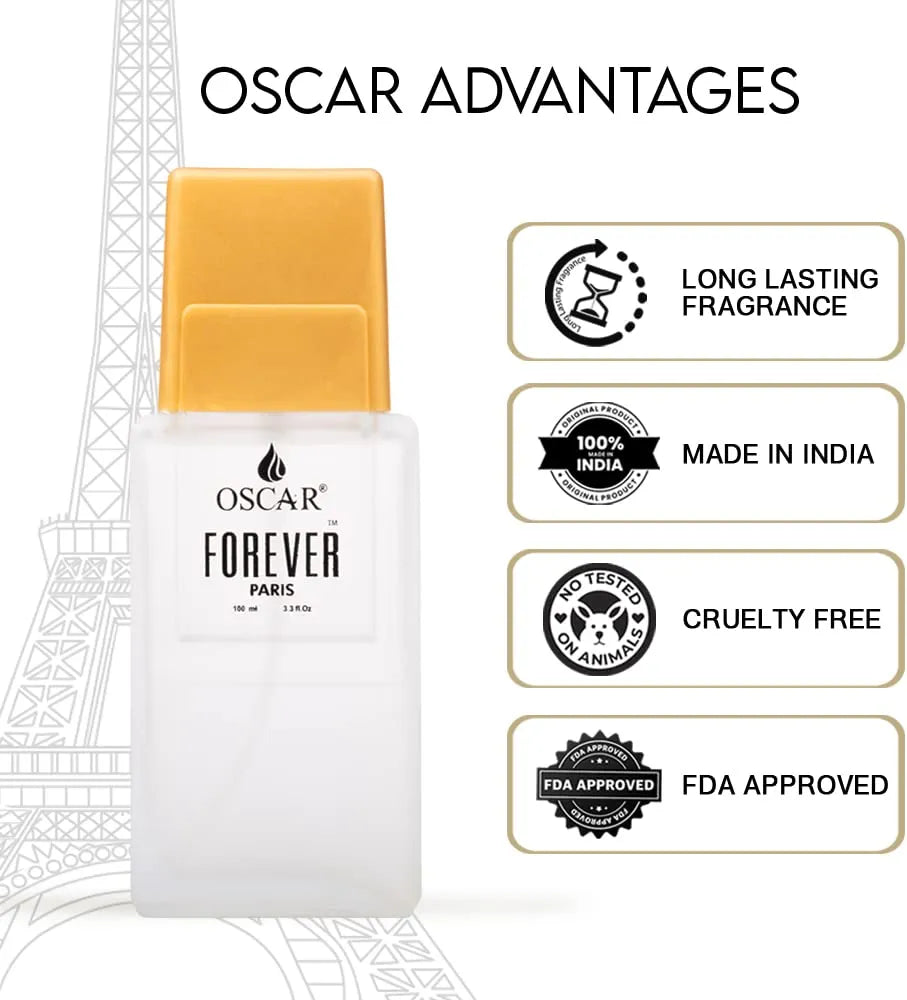 Oscar Forever Rose Gold | Aromatic Fougere Fragrance | Long Lasting Perfume For Women | 100ml