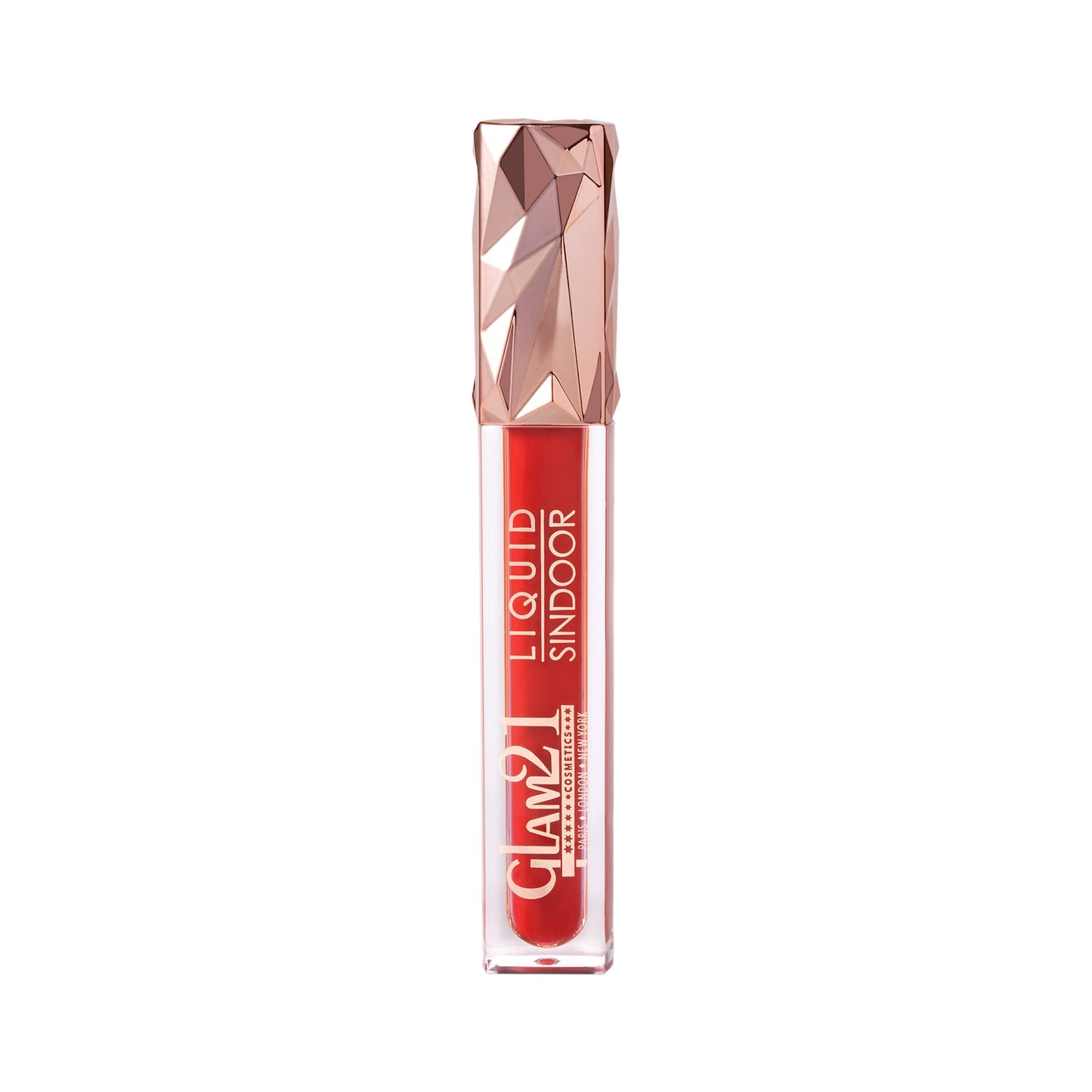 Glam21 Liquid Sindoor| Sponge Tip Applicator| Smudge Free & Long Lasting|Red-7ml