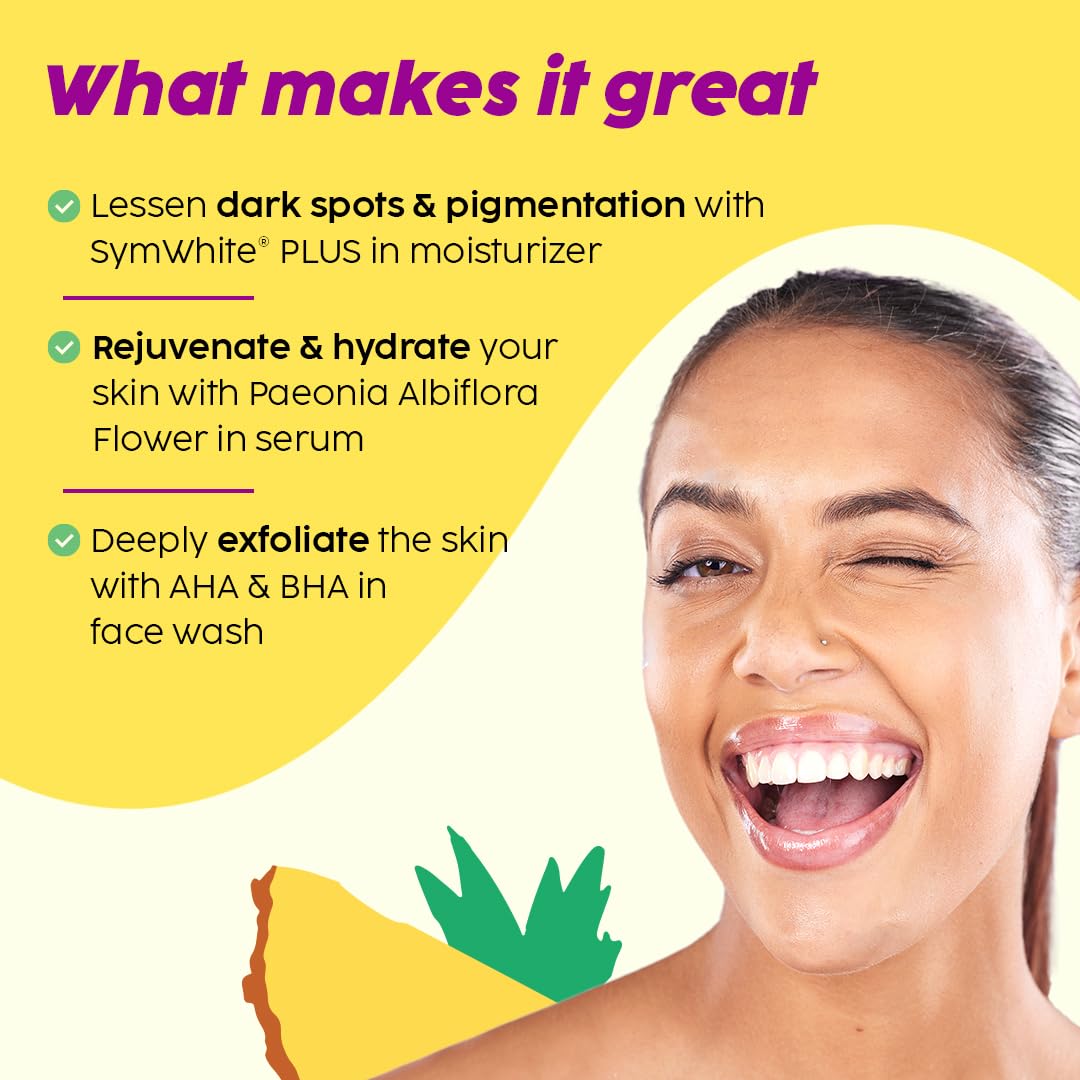 PLIX - THE PLANT FIX Pineapple Pigmentation Skincare Kit For Dark Spot Removal |  Pack of 3